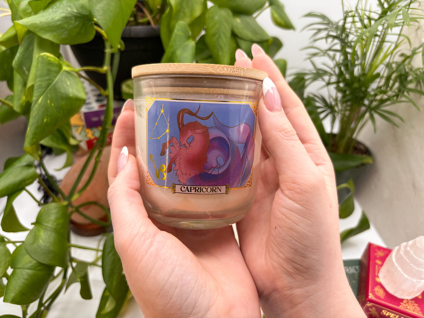 Capricorn Zodiac Candle - Jar