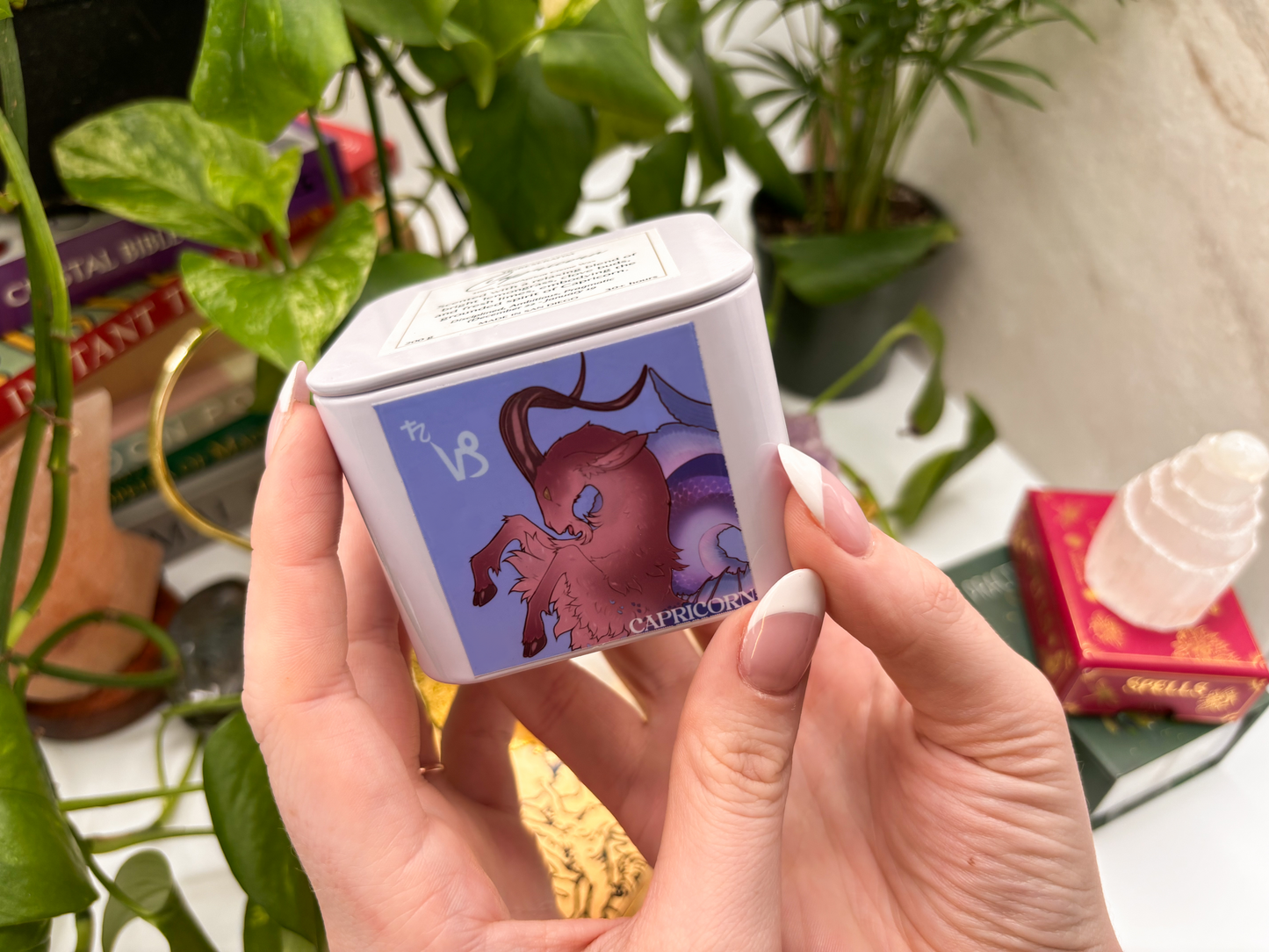 Capricorn Zodiac Candle - Travel Tin
