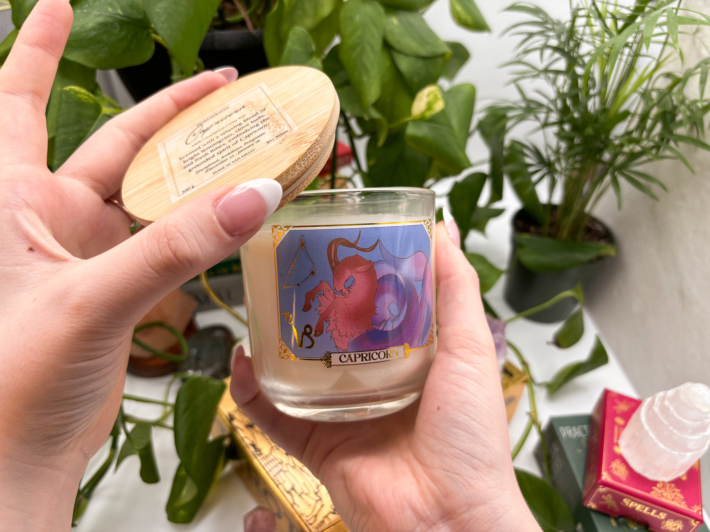 Capricorn Zodiac Candle - Jar