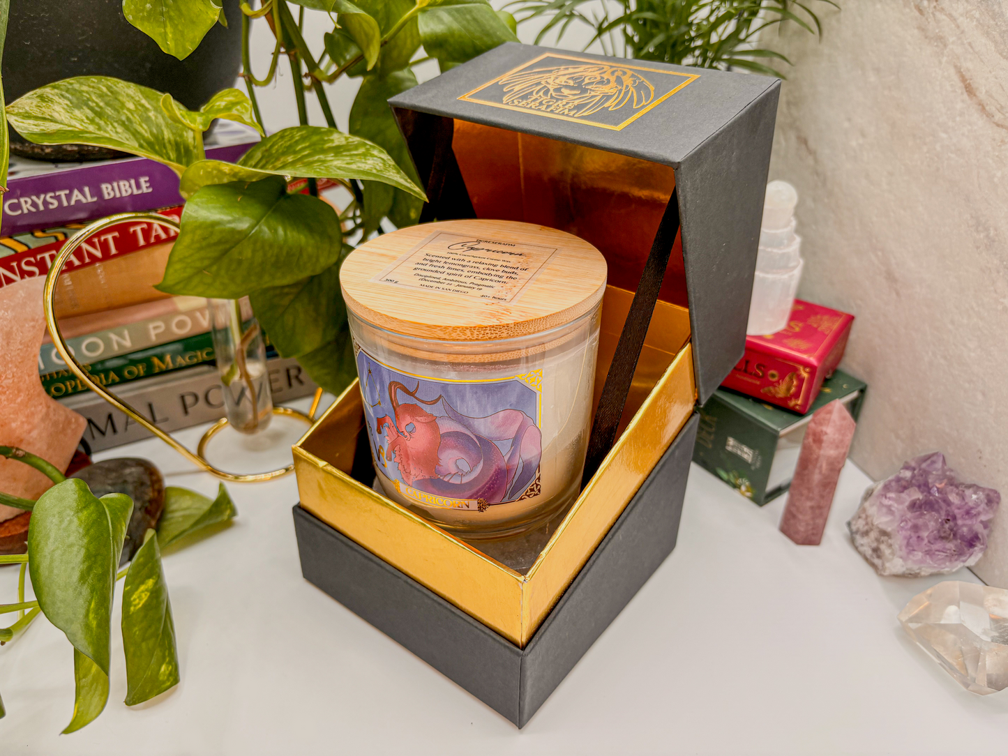 Capricorn Zodiac Candle - Jar