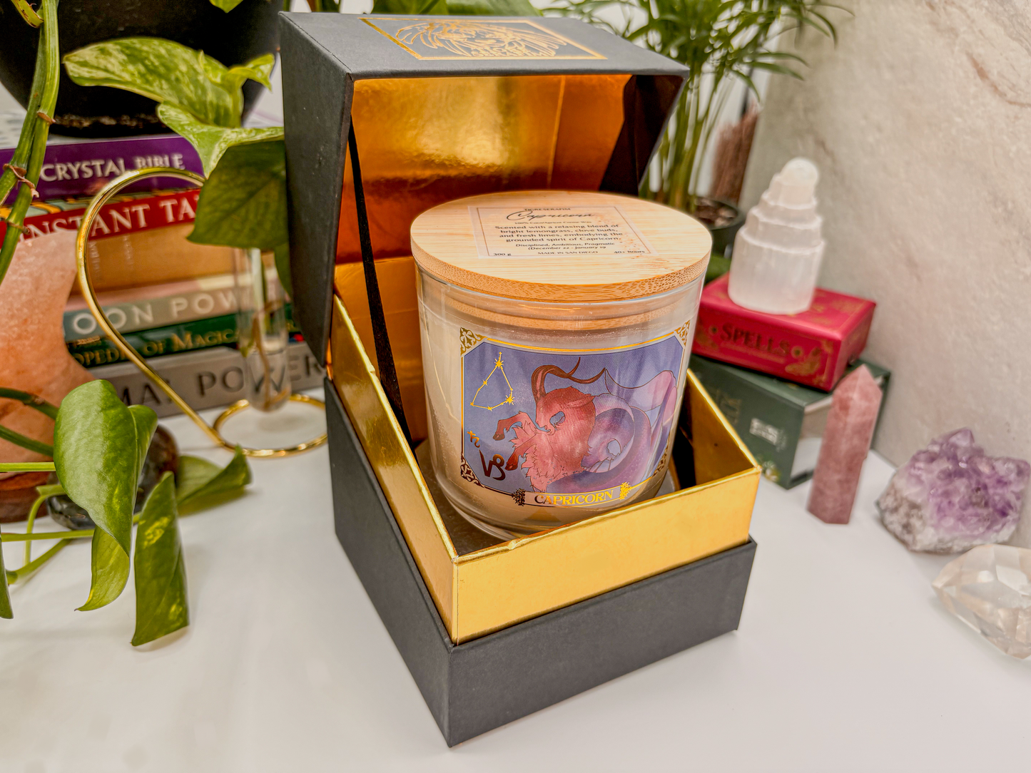 Capricorn Zodiac Candle - Jar