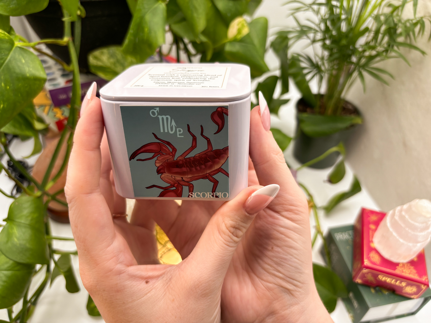 Scorpio Zodiac Candle - Travel Tin