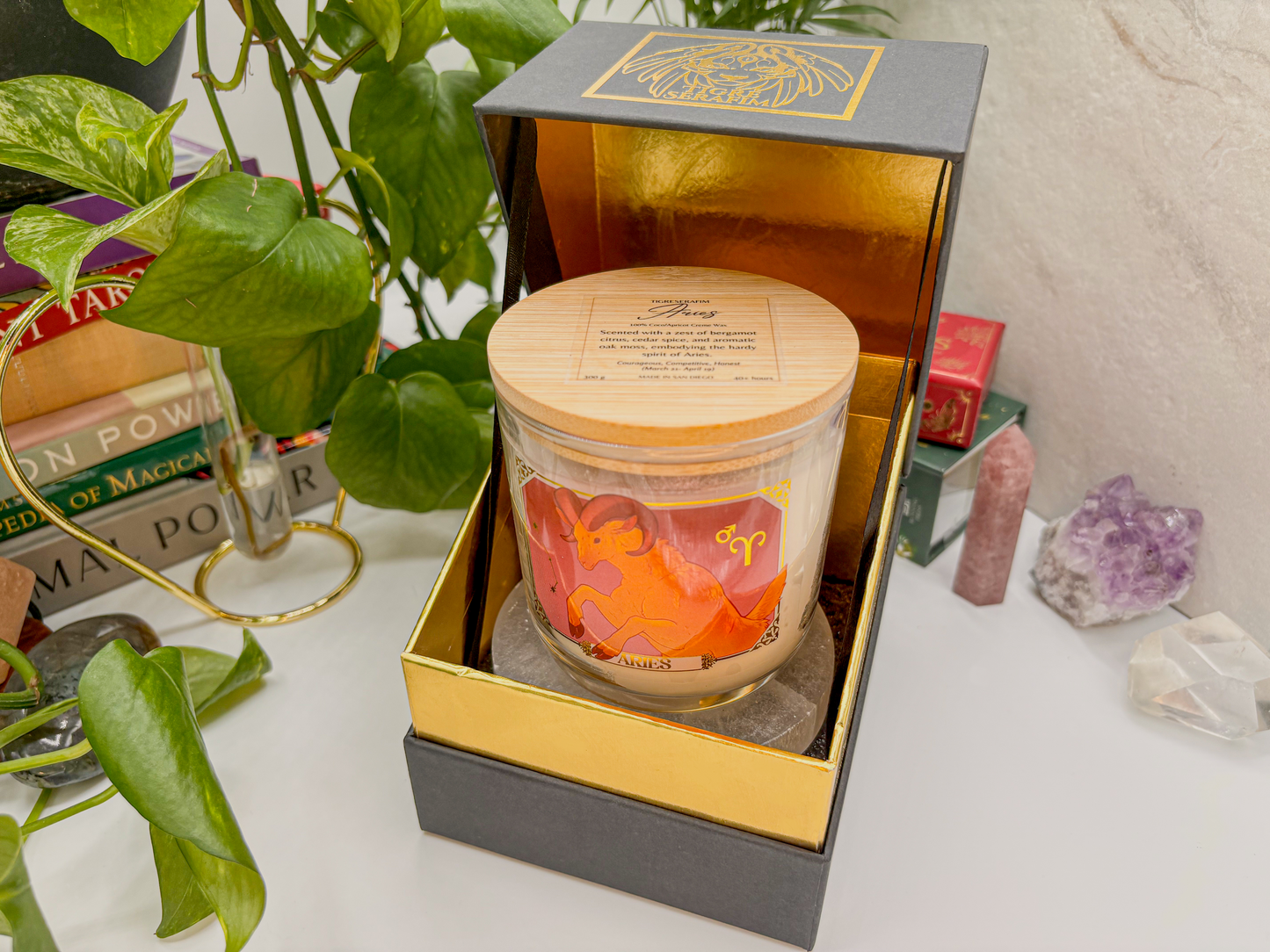 Aries Zodiac Candle - Jar