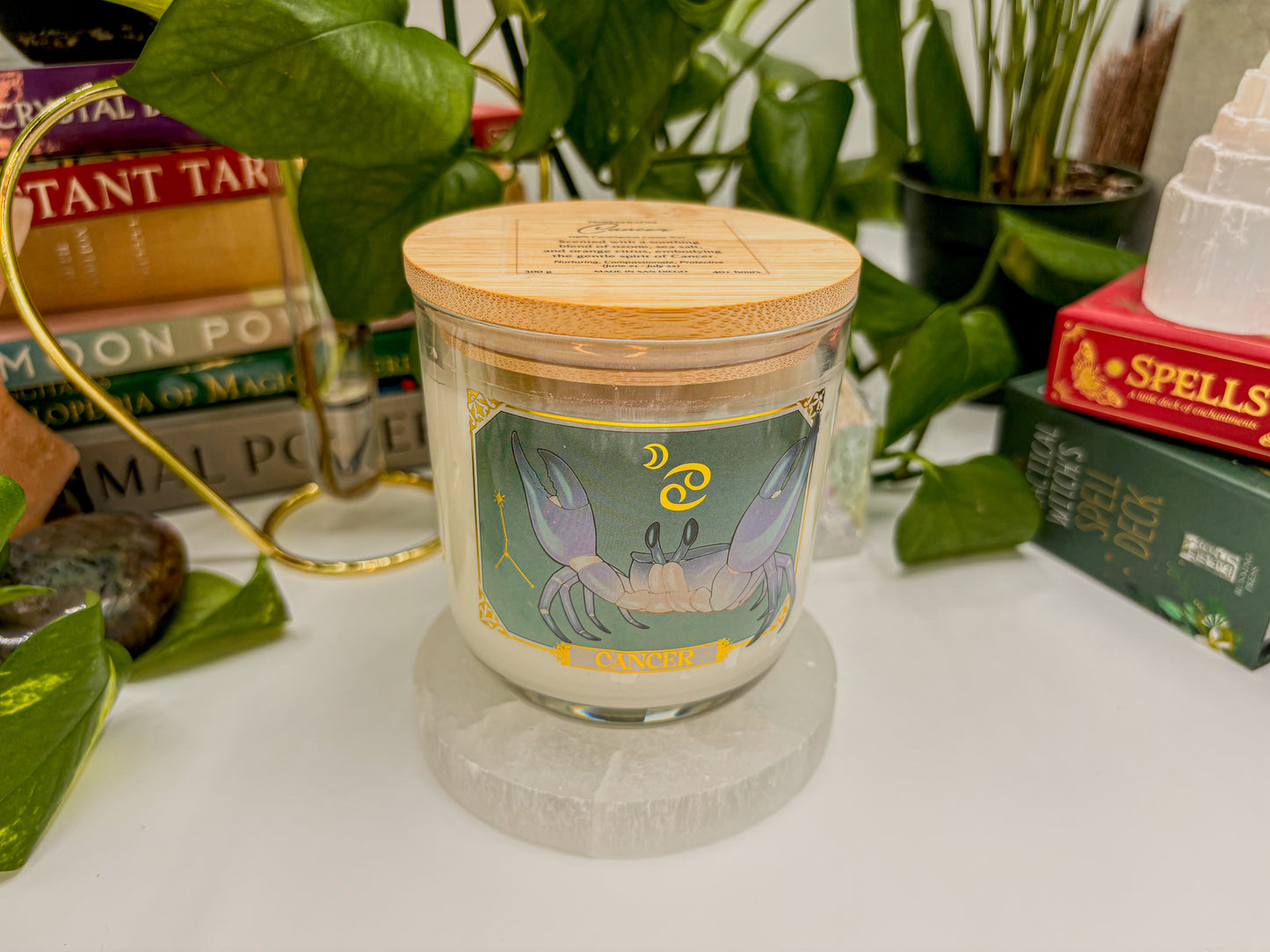 Cancer Zodiac Candle - Jar