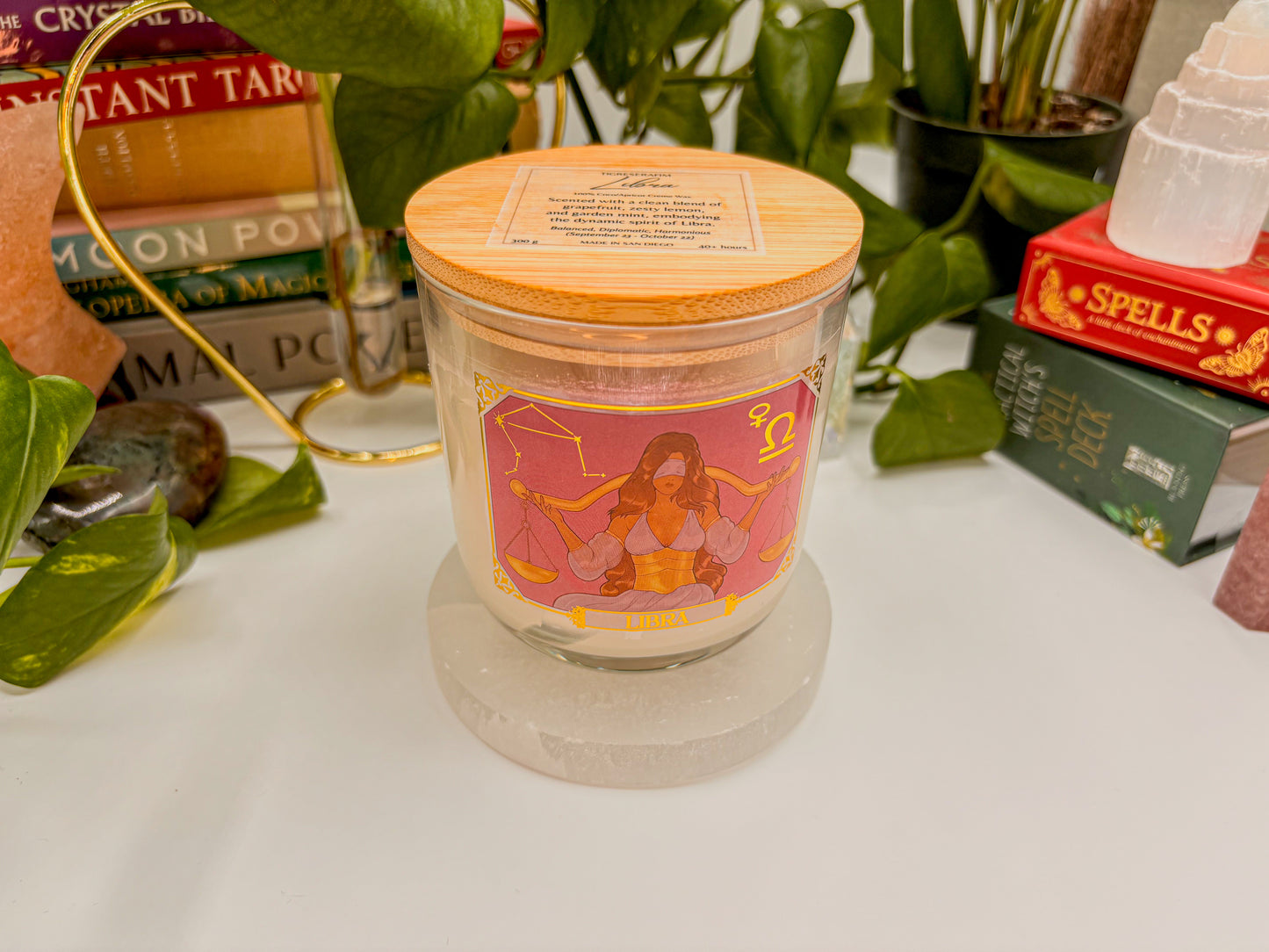 Libra Zodiac Candle - Jar