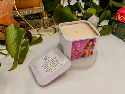 Libra Zodiac Candle - Travel Tin