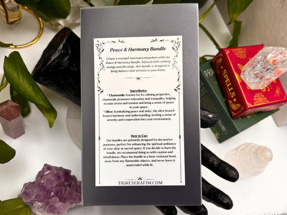 "Peace & Harmony" Botanical Intention Bundle