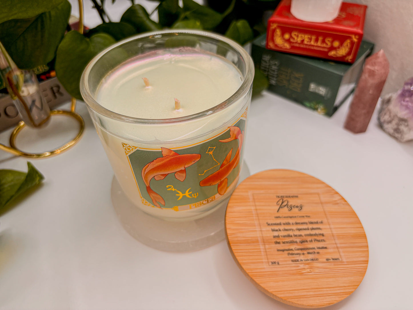 Pisces Zodiac Candle - Jar