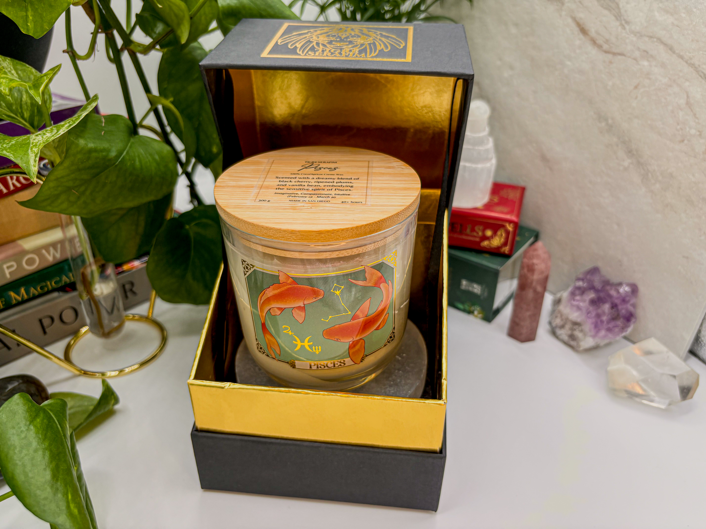 Pisces Zodiac Candle - Jar