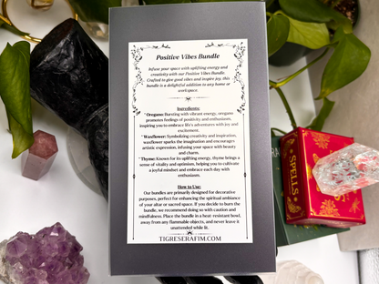 "Positive Vibes" Botanical Intention Bundle