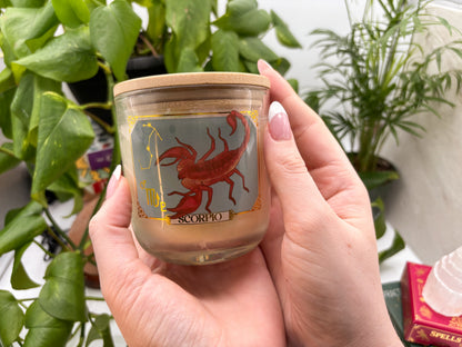 Scorpio Zodiac Candle - Jar