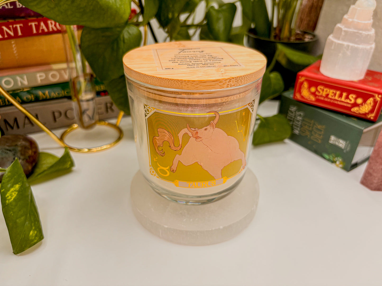 Taurus Zodiac Candle - Jar