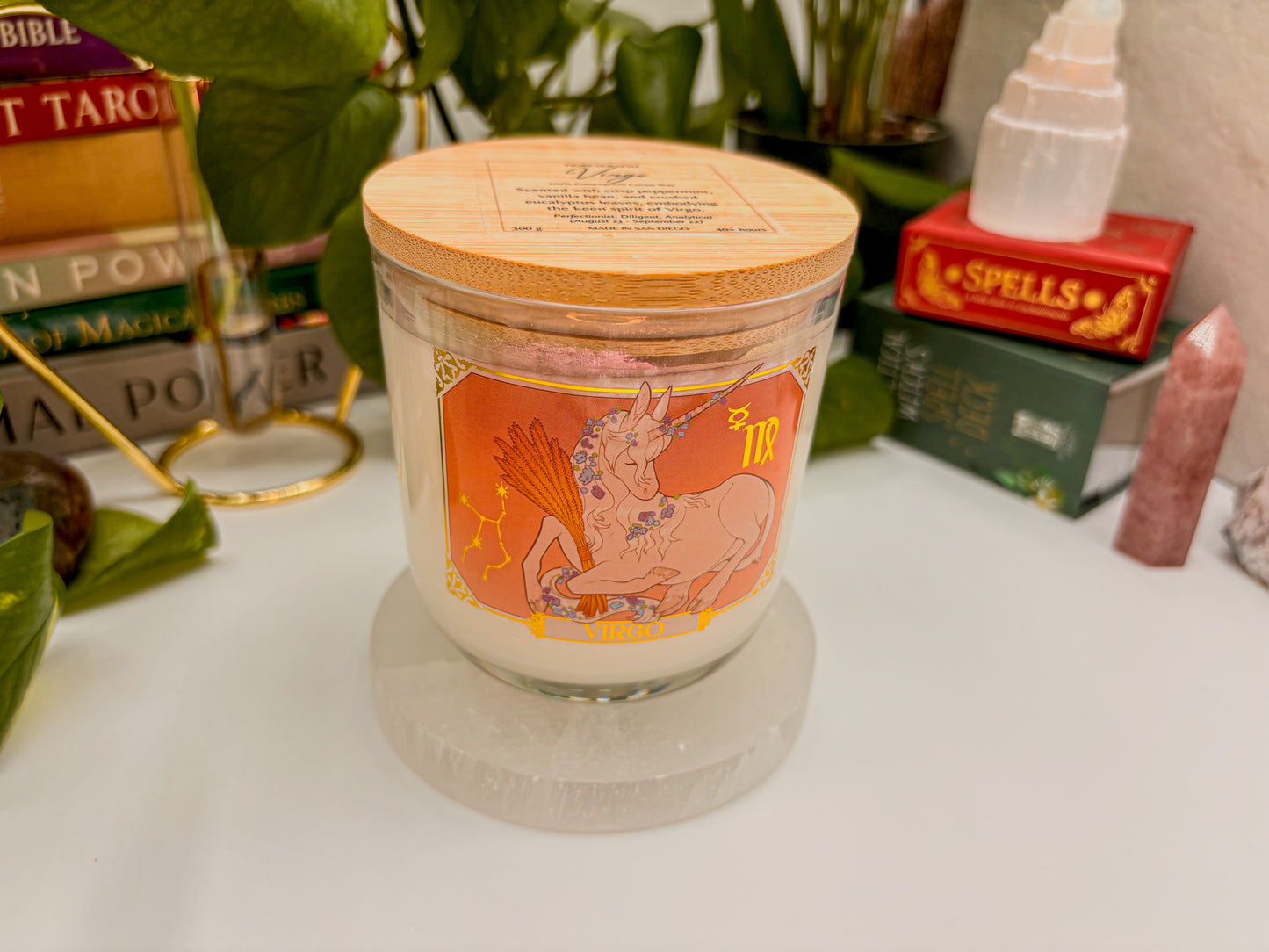 Virgo Zodiac Candle - Jar