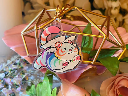 "Torb (Tiger Orb)" 2" Double Sided Epoxy Keychain