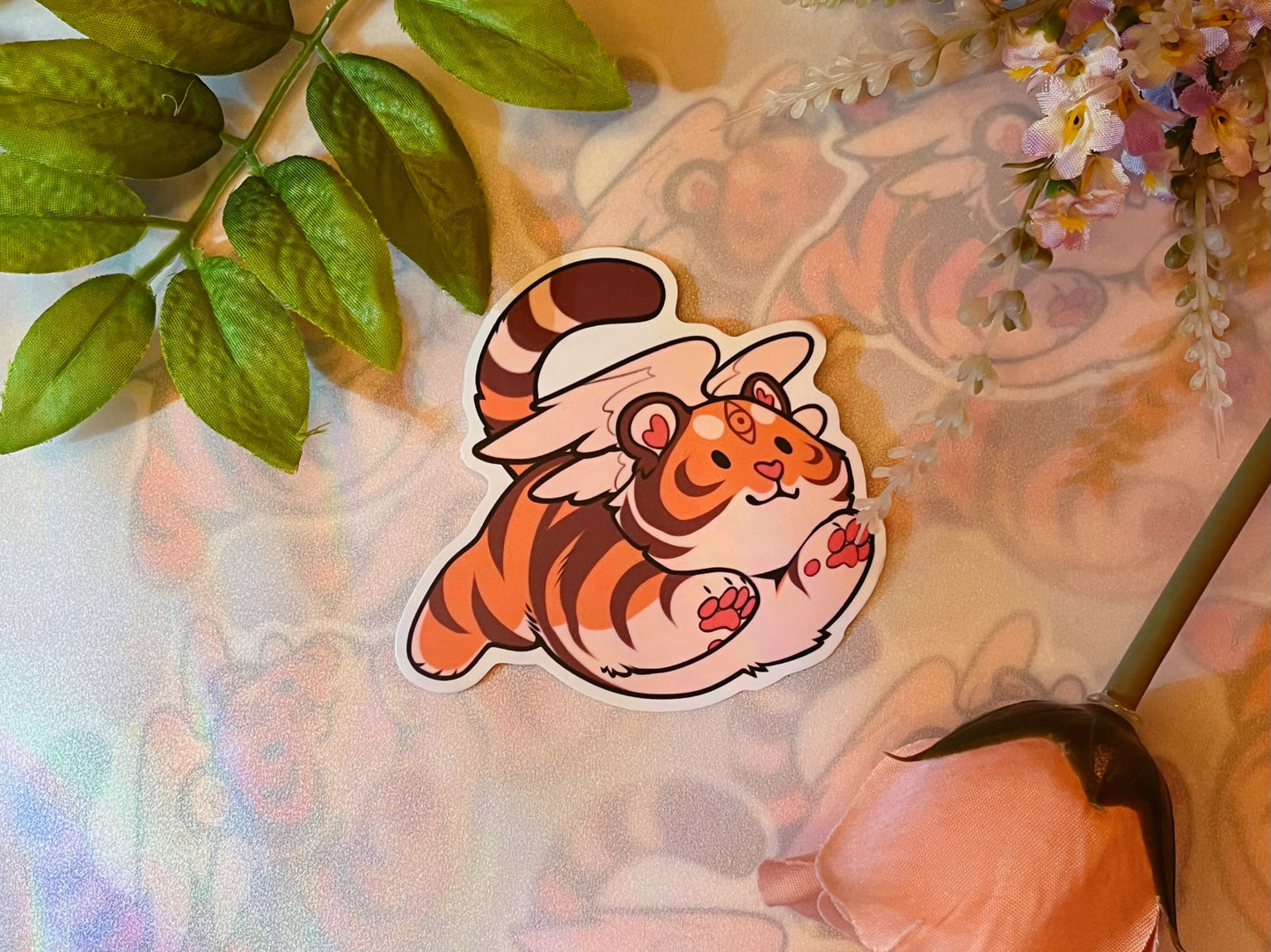 Torb (Tiger Orb) 3” Clear Vinyl Sticker