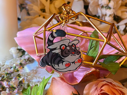 "Torb (Tiger Orb)" 2" Double Sided Epoxy Keychain