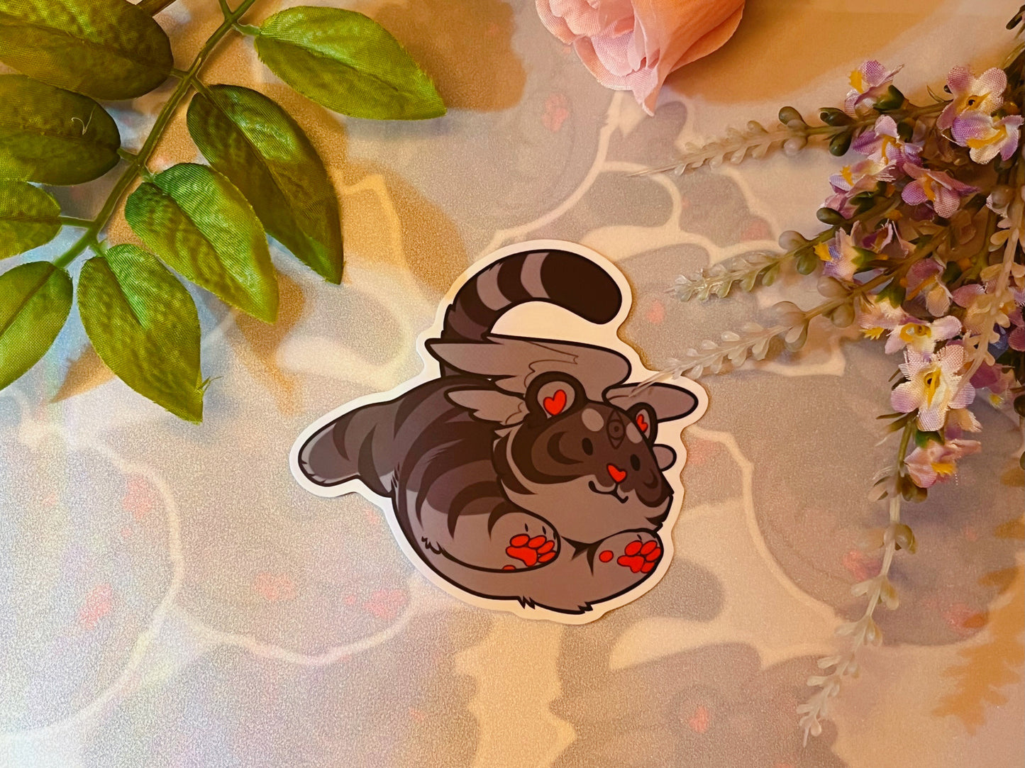 Torb (Tiger Orb) 3” Clear Vinyl Sticker