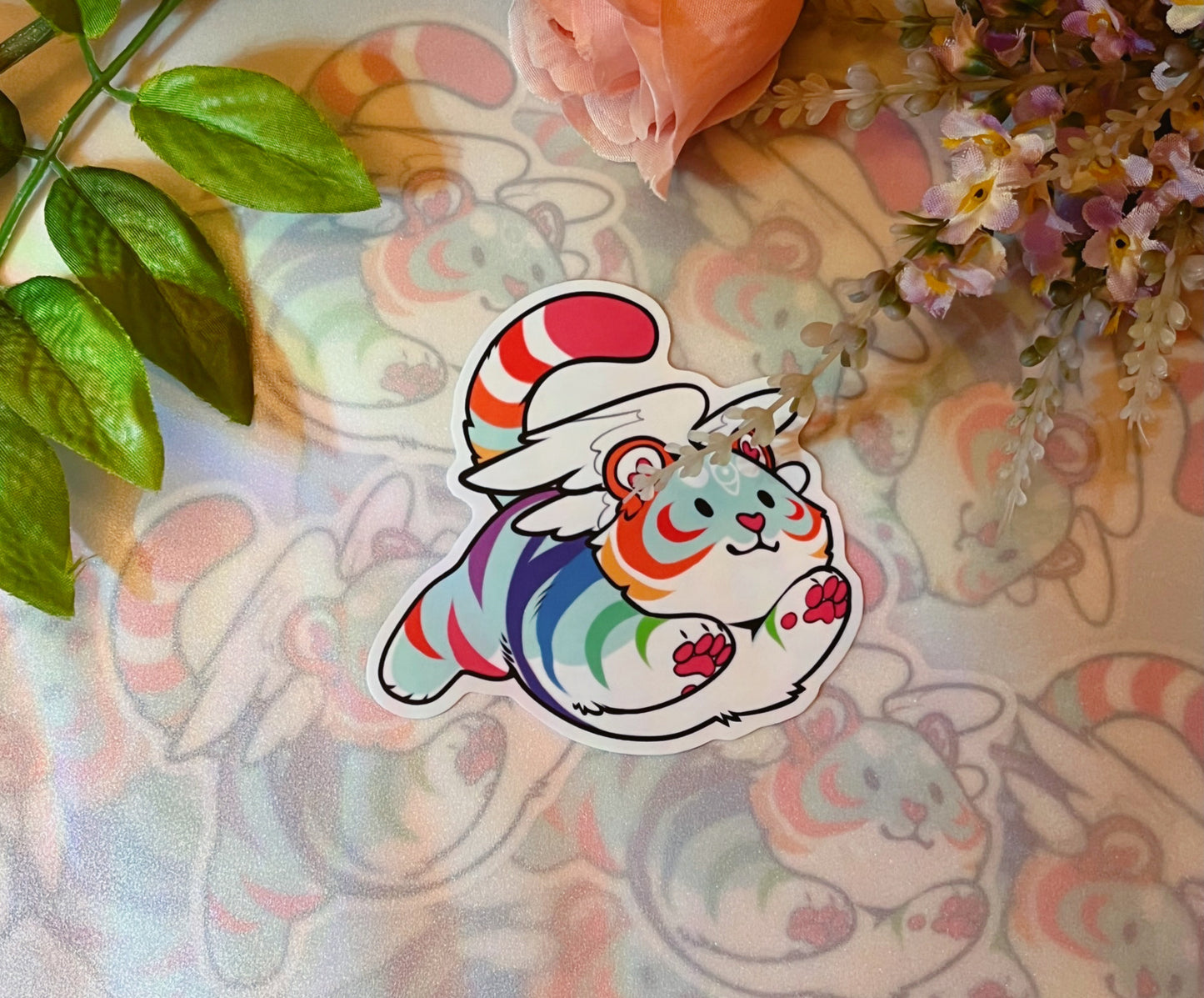 Torb (Tiger Orb) 3” Clear Vinyl Sticker