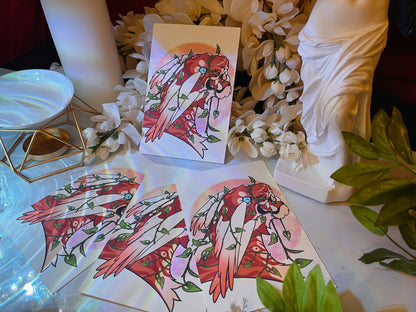 "Overgrowth" Postcard Print