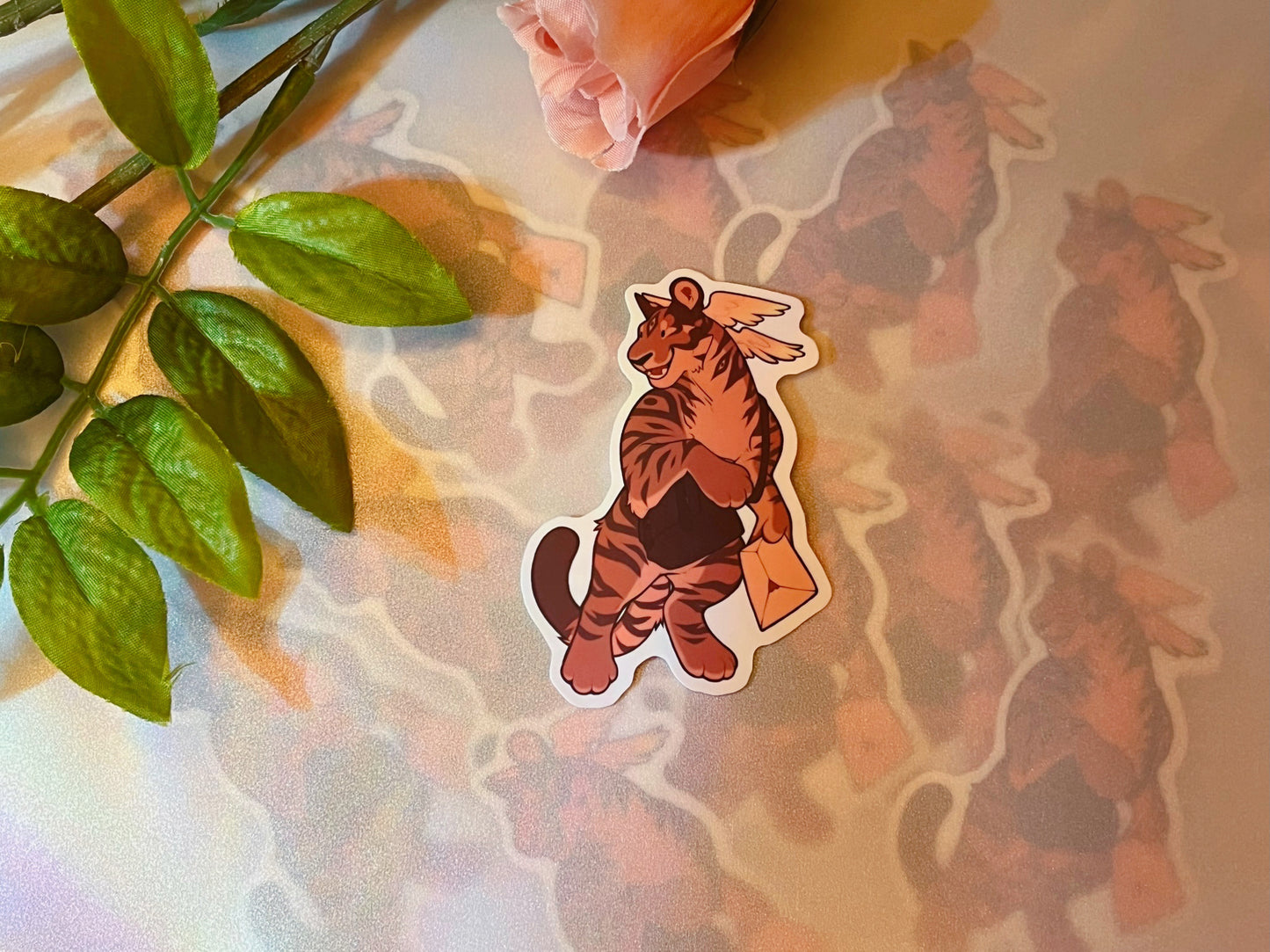 "Little Messenger" 3" Clear Vinyl Sticker