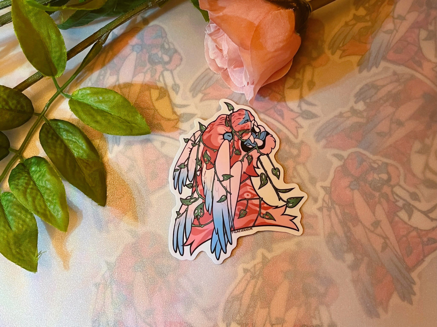 "Overgrowth" 3" Clear Vinyl Sticker