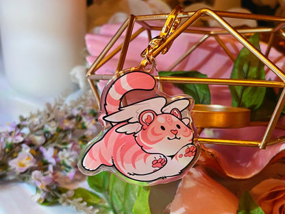 "Torb (Tiger Orb)" 2" Double Sided Epoxy Keychain