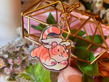 "Torb (Tiger Orb)" 2" Double Sided Epoxy Keychain