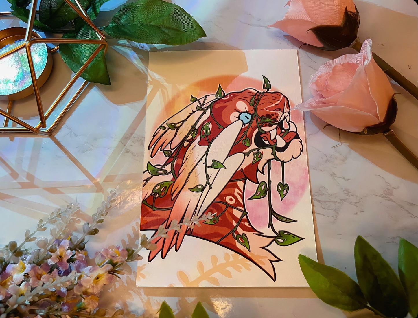"Overgrowth" Postcard Print